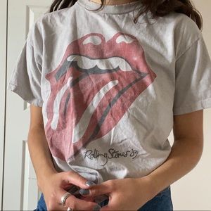 Brandy melville rolling stones graphic tee